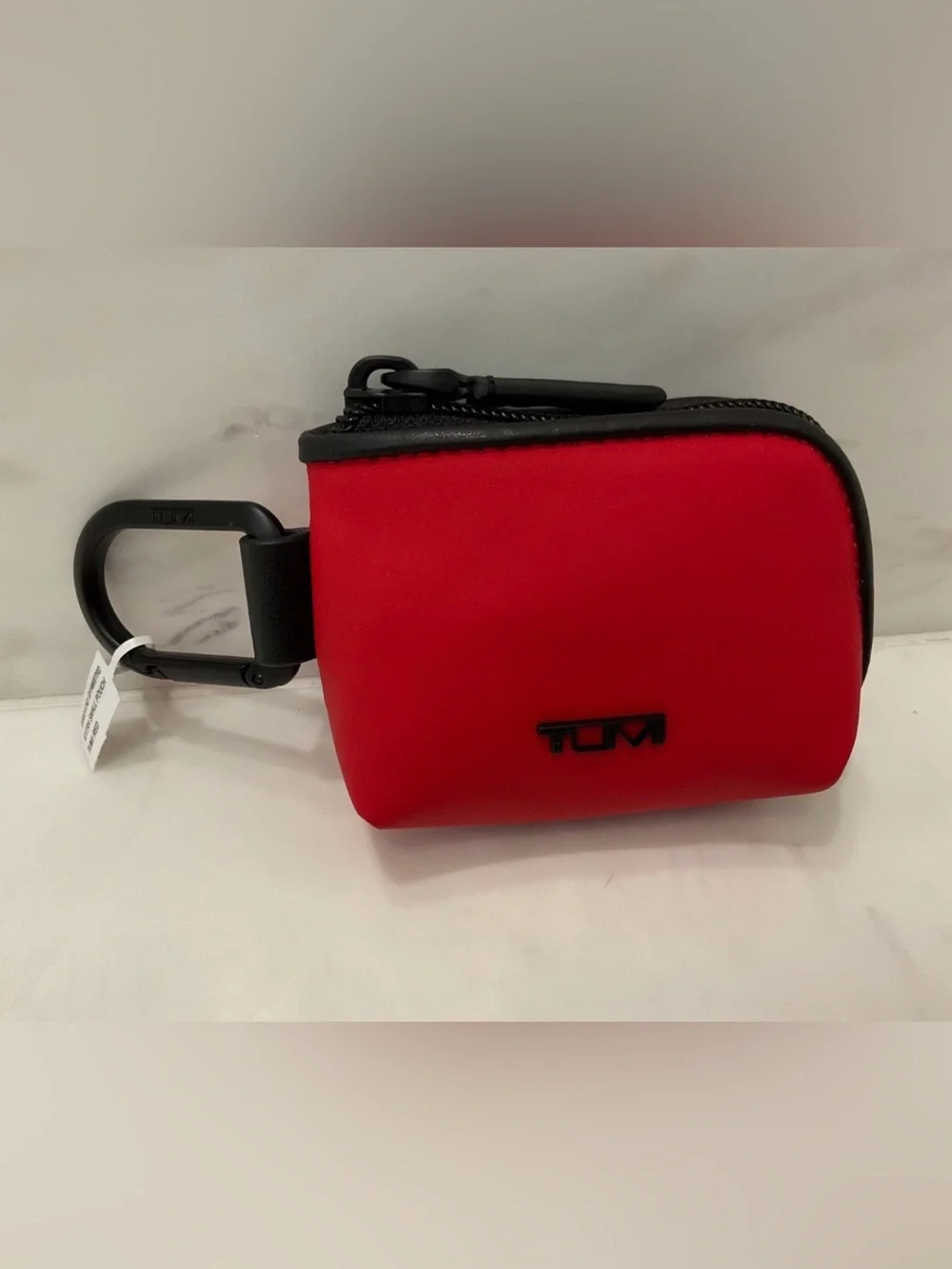NEW TUMI + ALPHA BRAVO AirPods Pro Extra Small Pouch - TUMI RED